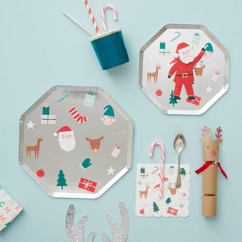 Christmas Decoration Shaped Paper Plate 