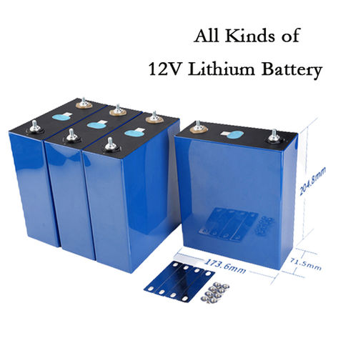 New 12V Lithium Ion Iron Phosphate LiFePO4 Battery 100AH 4 Cells