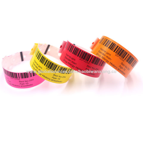Thermal medical wristbands for patients