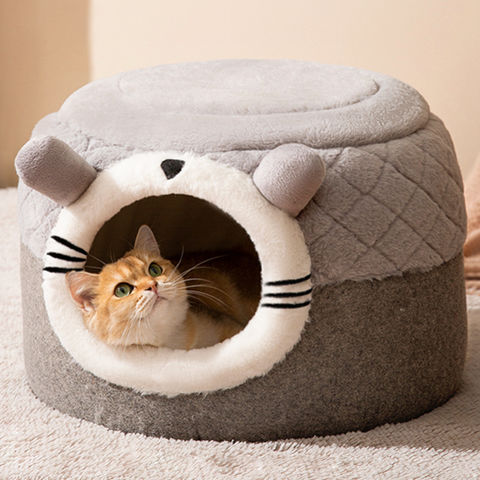 Buy Wholesale China Pet Bed -comfortable Cat Bed Cat House Warm Cave ...