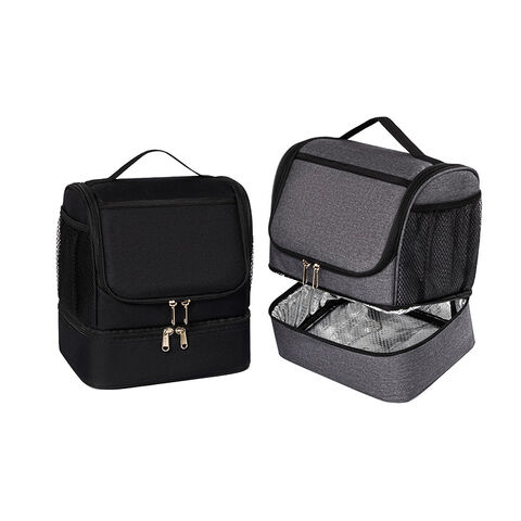 Bolsa de almuerzo portátil impermeable con aislamiento grueso de papel de aluminio, bolsas térmicas pequeñas para alimentos for sale at factory direct price