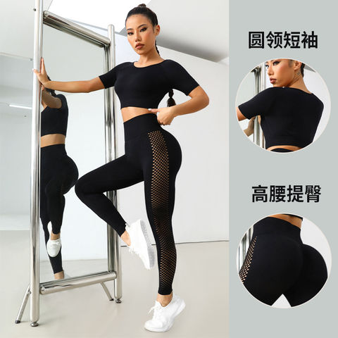 Factory Stock Wholesale OEM/ODM Women Girl Yoga Sport Fitness Sport Suit  for T Shirt Leggings Quick Dry Soft Suit - China Yoga Wear and Sports Wear  price