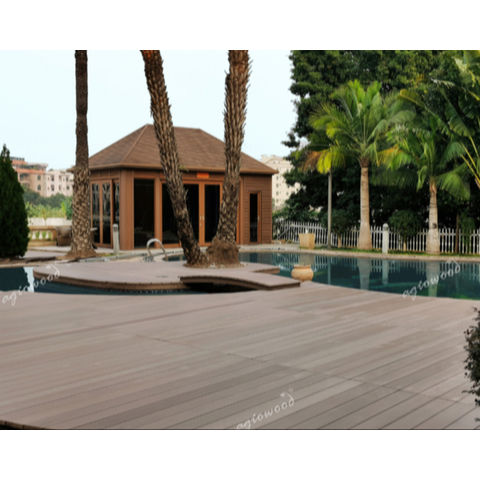 Anti-Slip Swimming Pool Decking Floor - China WPC Decking, Co