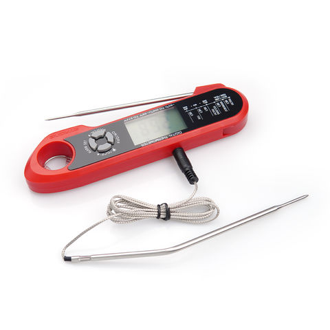 Buy Wholesale China Digital Meat Thermometer With Dual Probe And Long Wire  & Dual Probe Foldable Digital Food Thermometer at USD 7