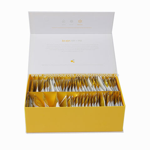 Custom Luxury Cardboard Empty Packing Paper Mug Spices Tea Bag Set Gift ...