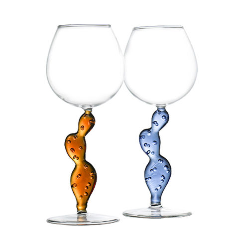 Wholesale Crystal Spraying Color Colored Stem Wine Glasses - China Colored  Stem Wine Glasses and Custom Wine Glass price