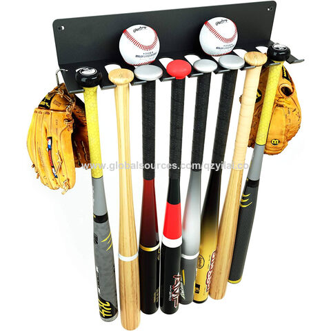 Buy Wholesale China Metal Baseball Bat Rack Holder Holds Up To 16 Bats ...