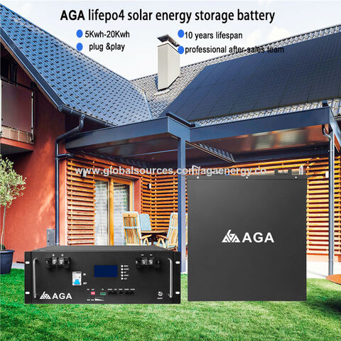 Buy China Wholesale Aga 48v 100ah 5kwh Lithium Iron Lifepo4 Battery ...