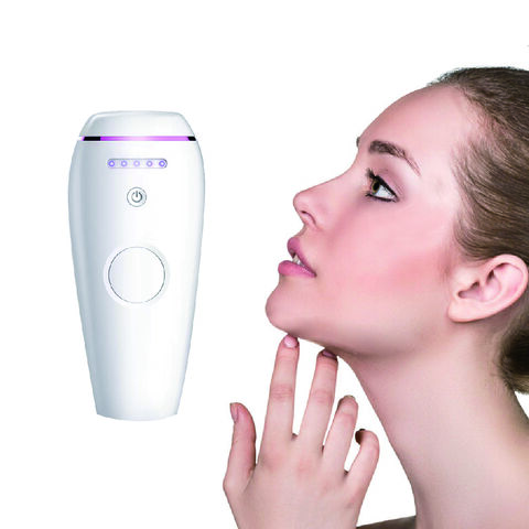 Depiladora láser IPL para mujer, máquina de depilación láser portátil,  indolora y permanente, para cara y