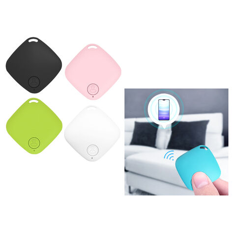 Localizador Bluetooth cuadrado con carcasa de ABS. Distancia de funcionamiento de 35 m. Funciona con 1 pila CR2032. Ideal para Búsqueda de Objetos y Control de Inventario.