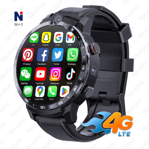 Buy Wholesale China Njc03 Sim 4g Full Netcom Call Android 1.6 Inch 400*400  Hd Screen 8 Million Pixels Dual Camera 1800mah Smart Phone Watch & 4g Smart  Watch at USD 72