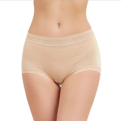Sexy Lace Panties Underwear Women Mid Waist Brief Seamless Transparent  Intimates Plus Size Female Panties breathable pan