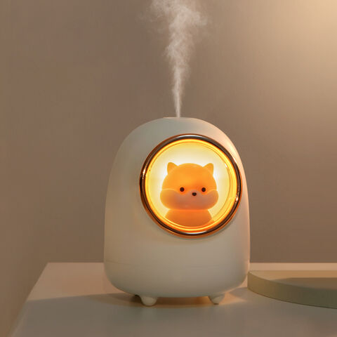 Nouveau Mignon Humidificateur pour Animaux de Compagnie Capsule Cosmonaute Air Humidificateur Domestique Silencieux Lampe de Nuit LED Atmosphérique Sans Eau pour Chambre d'Enfants for sale at factory direct price