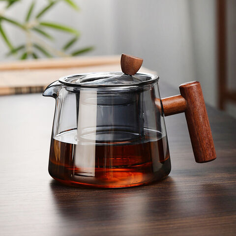 Buy Wholesale China Hot Heat Resistant Glass Teapot With Stainless ...