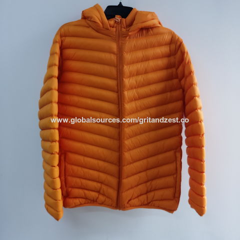 Chaqueta acolchada ligera de plumón para mujer al por mayor, relleno de plumón de pato blanco 90, para uso casual