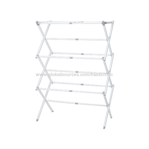 Buy Wholesale China Household Indoor Folding Clothes Drying Rack, Dry  Laundry And Hang Clothes, Towel Rack & Clothes Drying Racks at USD 24.1