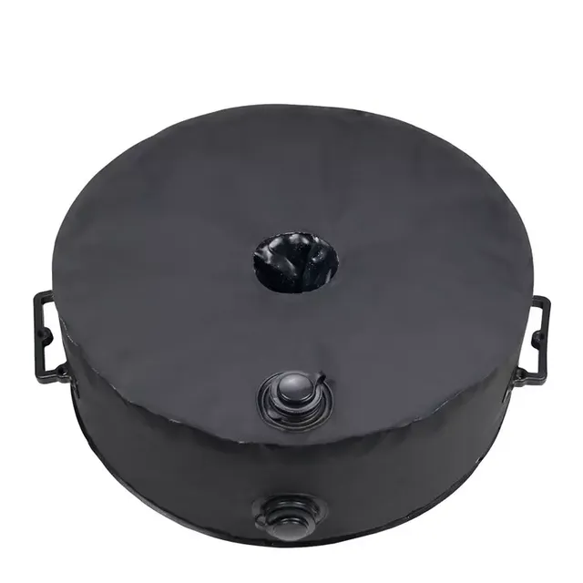 Sac Lesté Imperméable en PVC pour Parasol d'Extérieur, Robuste, avec 2 Poignées