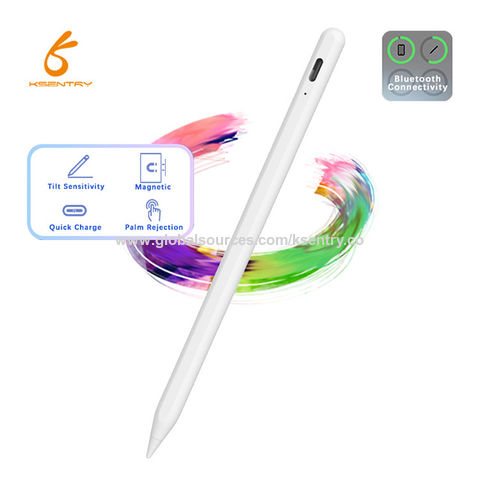 Stylet compatible avec les écrans tactiles iOS et Android, crayon pour iPad  avec double fonction tactile, stylet rechargeable. 