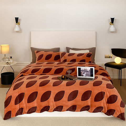 Duvet Cover Flannel Fleece Duvet Cover Comforter Case Winter Soft Warm Plush Duvet Cover