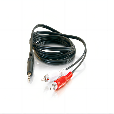 Cable de Vídeo y Audio Jack 3.5mm a 3 RCA 2 mts