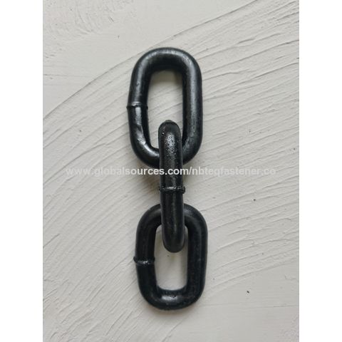 Cadena de Elevación de Acero DIN5685A/C, DIN766/DIN763, NACM90/ASTM80 - Cadena de Acero de Grado Industrial para Elevación y Sujeción