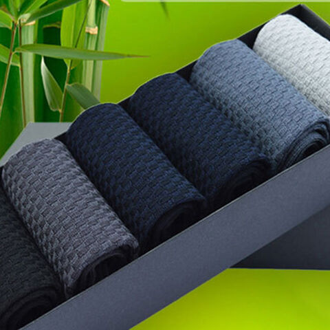 Calcetines formales blancos para hombre al por mayor, color puro, logotipo personalizado, caja de regalo de 6 pares, calcetines tobilleros antideslizantes for sale at factory direct price