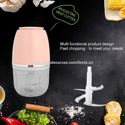 Electric Cordless Mini Onion Chopper Meat Cutter Multifunctional