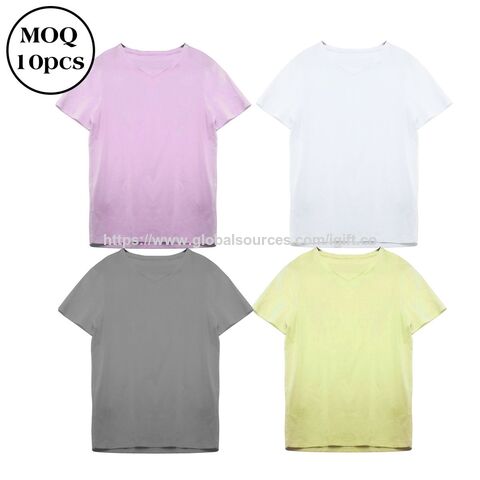 Basic T-Shirt für Damen mit Logo-Druck, Weiß, V-Ausschnitt, 220 g/m², 100% Baumwolle, individuell bedruckt