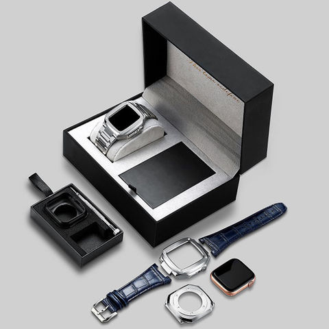 Buy Wholesale China Smart Watch Metal Case Luxury Silver Strap