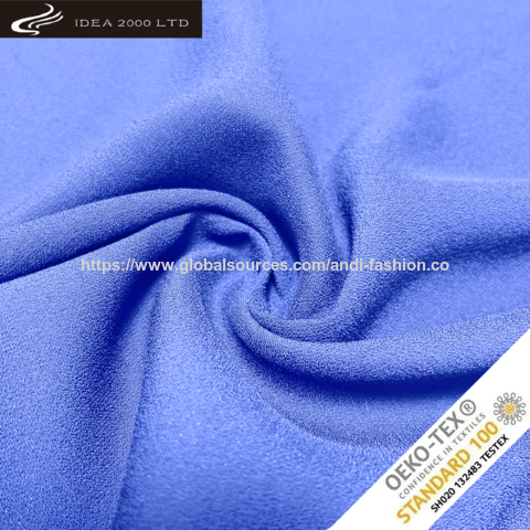 Compre Tela Crepé Elástica De Alta Calidad 97% Viscosa 3% Spandex