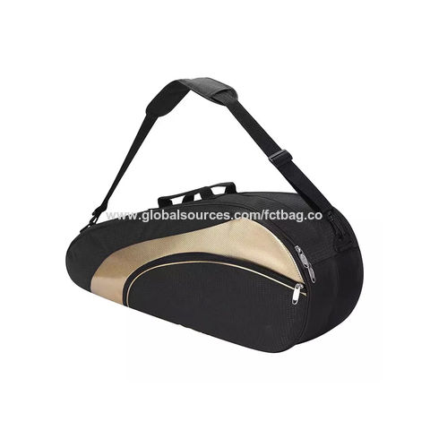 TINAYAUE Badminton Tasche Für 2-6 Schläger - Wasserdichte Tennisschläger Tragetasche Mit Schultergurt