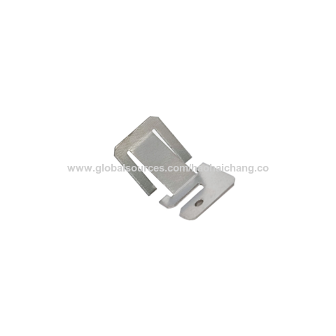 Emboutissage de précision non standard en acier inoxydable personnalisé bande terminale d'obus conductrice à 45 degrés for sale at factory direct price