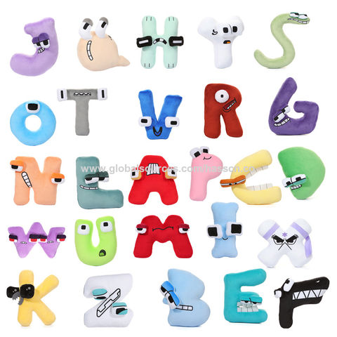 Alphabet Lore Plush Toy Doll Number 2 Baby Educational Home Decor Kids Gift  20cm