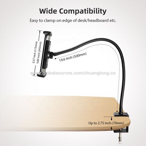 Foldable Aluminum Tablet Stand - Adjustable 360 Degree Rotating