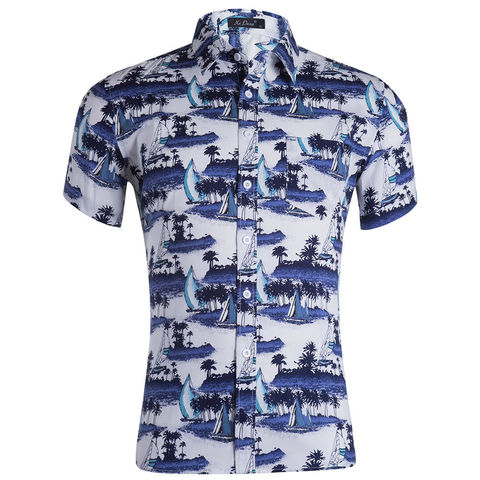 Wholesale Hawaiian 100% Cotton Casual Beach Shirts For Men - Expore