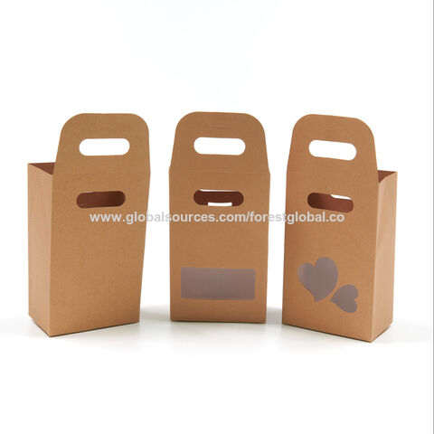 Buy Wholesale China Recyclable Kraft Paper Bag Handle Craft Shopping ...