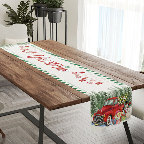 Weihnachtstischläufer mit Gartenmotiv for sale at factory direct price
