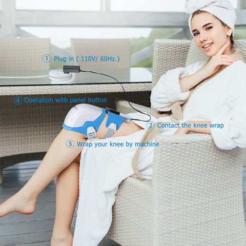 Heated Knee Brace Wrap Massage Vibration Knee Massager with