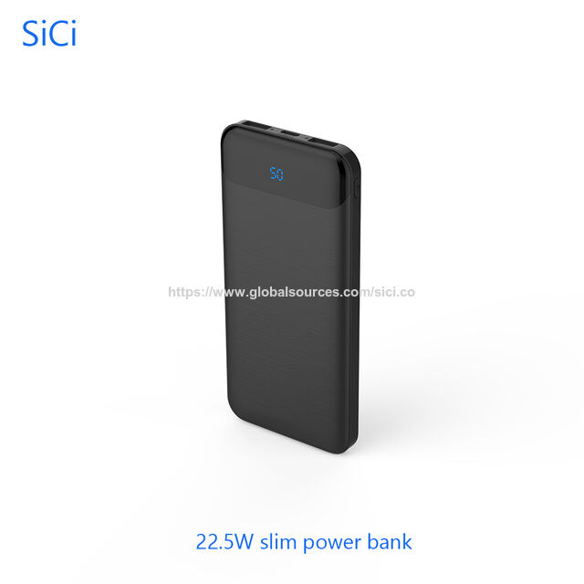 Prix usine Chargeur portable mince double USB mini téléphone portable 10000mAh batterie externe PD
