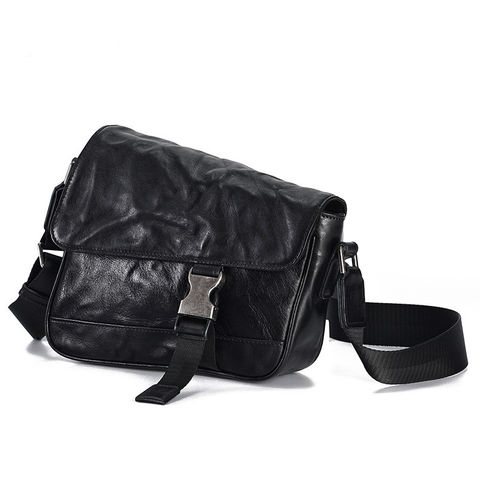 Bolso Negro para hombre bolso de viaje impermeable de cuero de gran  capacidad de viaje bolso multifunción bolsos casuales de bandolera