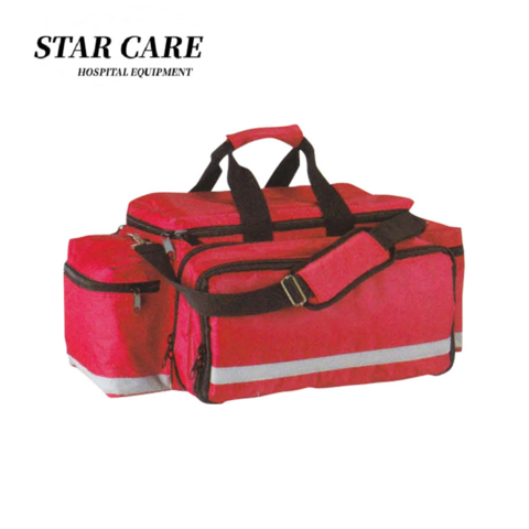 Empty First Responder On Call Trauma Kit Bag W/ Reflectors Orange - View #10