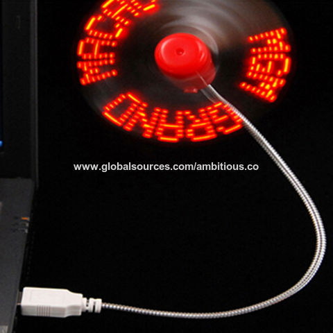 Buy Wholesale China Usb Led Fan With Logo, Suitable For Promotion & Usb ...