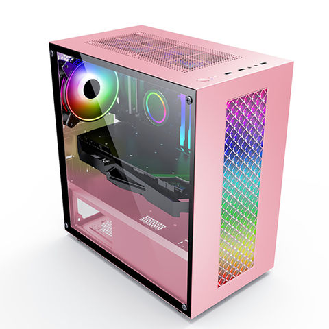 Grand Boîtier PC Rose RGB