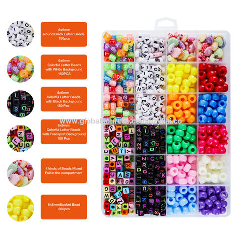 Buy Wholesale China Diy Craft Colorful Acrylic Letter Beads And Bucket Pony  Beads Kit For Jewelry Bracelet Making & Jewelry Bracelet Making at USD 3.5