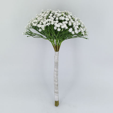 Buy Wholesale China Real Touch Artificial Flower Bouquets, White Gypsophila  Bouquet, Fake Babys Breath Artificial Flowers Bulk, Wedding Home Decor &  Artificial Flower