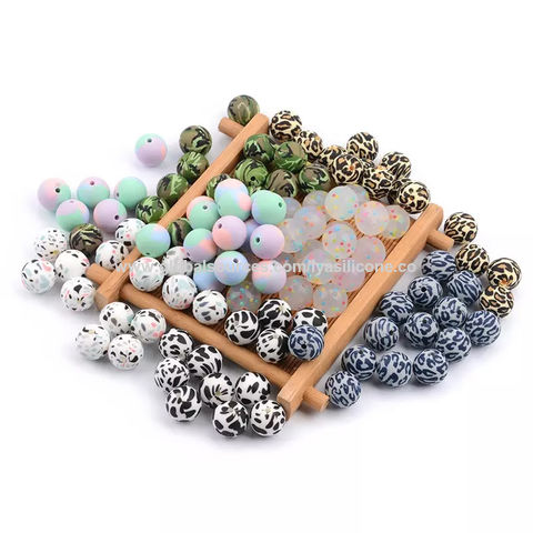 Wholesale 100Pcs Silicone Beads 15mm Round Silicone Bead Bulk