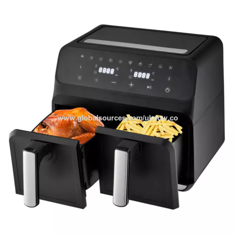 8L Large Capacity Smart Electronic Digital Deep Fryers Without Oil 1700W  Multi-Function With Touchscreen Household Air Fryer