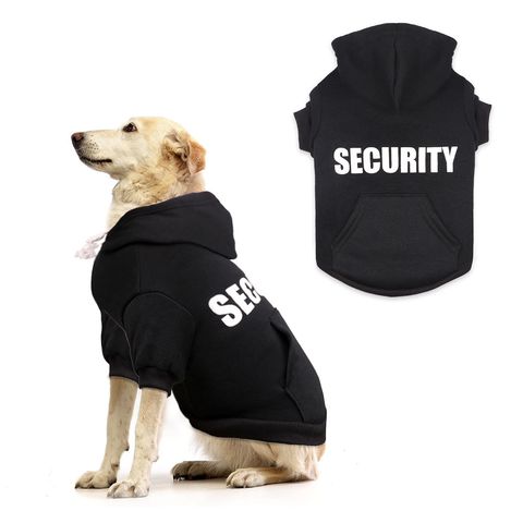 Buy Wholesale China Dog Hoodie Security Dog Sweater Soft Brushed Fleece ...