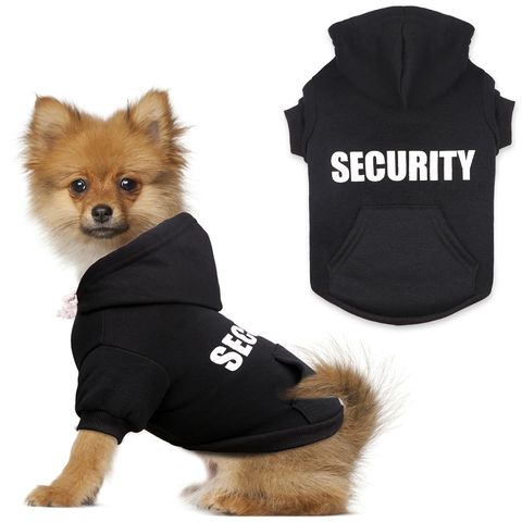 Buy Wholesale China Dog Hoodie Security Dog Sweater Soft Brushed Fleece ...