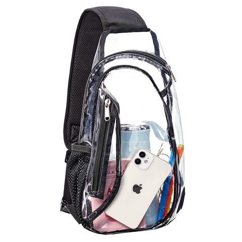 Pvc sling online bag